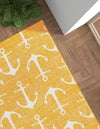 Seaside Haven Rugs Collection Area Rug - Sapphire (Yellow) Rectangle Yellow  lifestyle 14