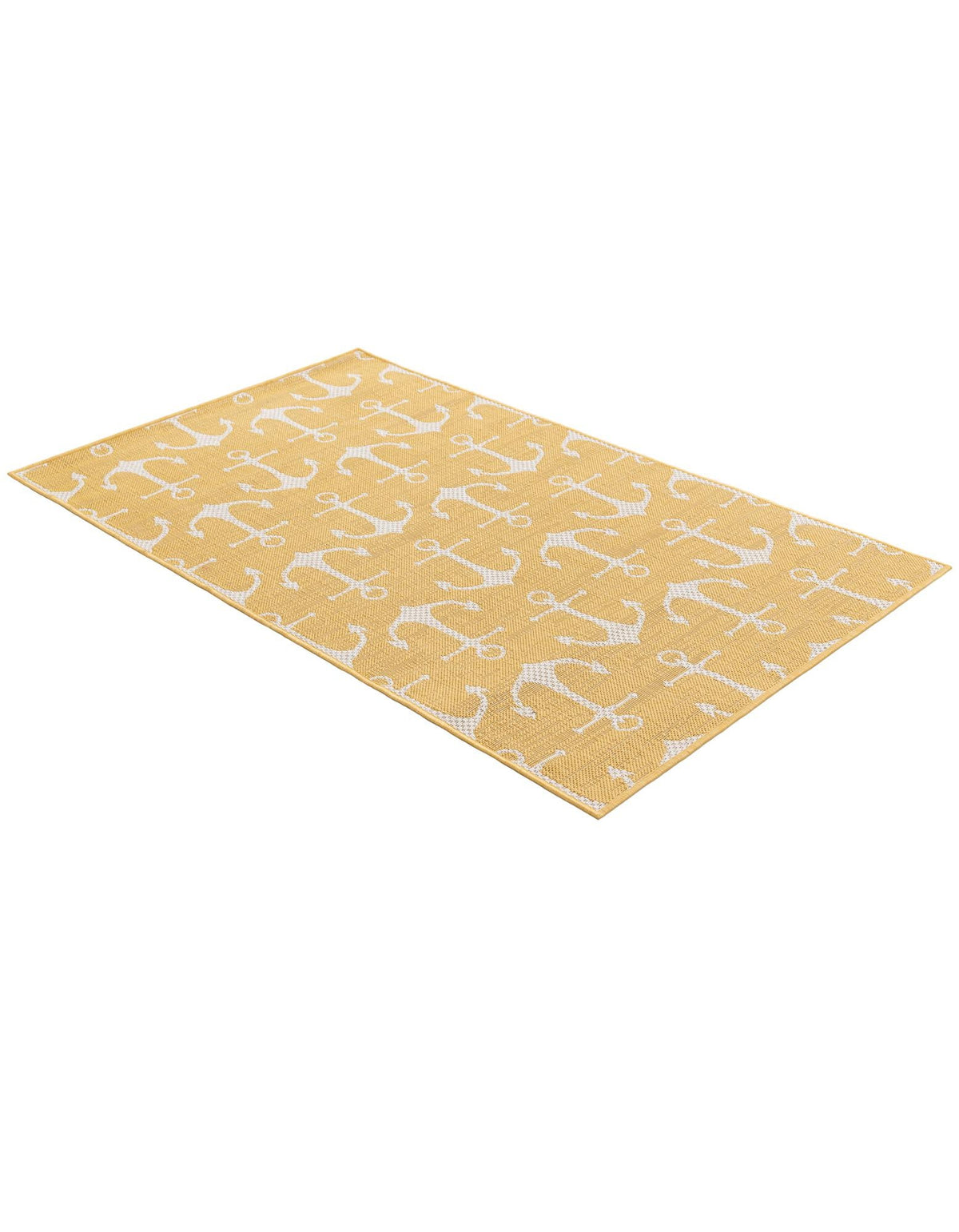 Seaside Haven Rugs Collection Area Rug - Sapphire (Yellow) Rectangle Yellow  lifestyle 3