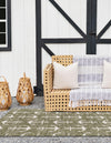 Seaside Haven Rugs Collection Area Rug - Sapphire (Green) Rectangle Green  lifestyle 4