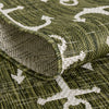 Seaside Haven Rugs Collection Area Rug - Sapphire (Green) Octagon Green  lifestyle 4