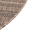 Patio Stripe Harmony Collection Area Rug -  Boardwalk (Natural) Oval Natural  lifestyle 5