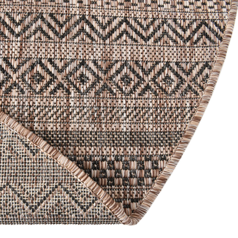 Patio Stripe Harmony Collection Area Rug -  Boardwalk (Natural) Oval Natural  lifestyle 7