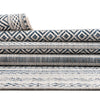 Seaside Stripes Collection Area Rug -  Boardwalk (Light Blue) Rectangle Light Blue  lifestyle 37