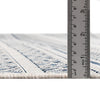 Seaside Stripes Collection Area Rug -  Boardwalk (Light Blue) Rectangle Light Blue  lifestyle 41