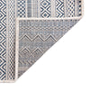 Seaside Stripes Collection Area Rug -  Boardwalk (Light Blue) Rectangle Light Blue  lifestyle 42