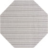 Patio Stripe Harmony Collection Area Rug -  Boardwalk (Beige) Octagon Beige Main