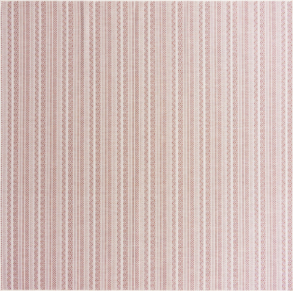 Patio Stripe Harmony Collection Area Rug -  Boardwalk (Red) Square Red Main