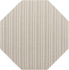 Patio Stripe Harmony Collection Area Rug -  Boardwalk (Green) Octagon Green Main
