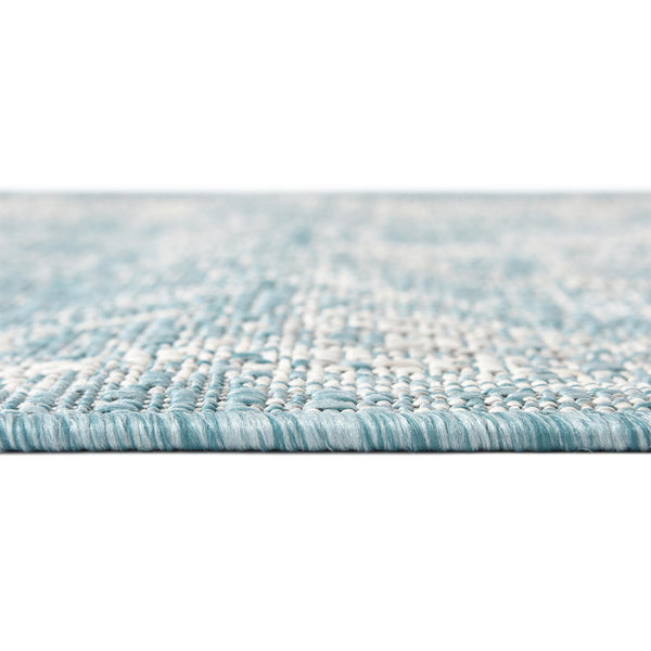 Patio Heritage Collection Area Rug -  Augusta (Aqua) Rectangle Aqua  lifestyle 4