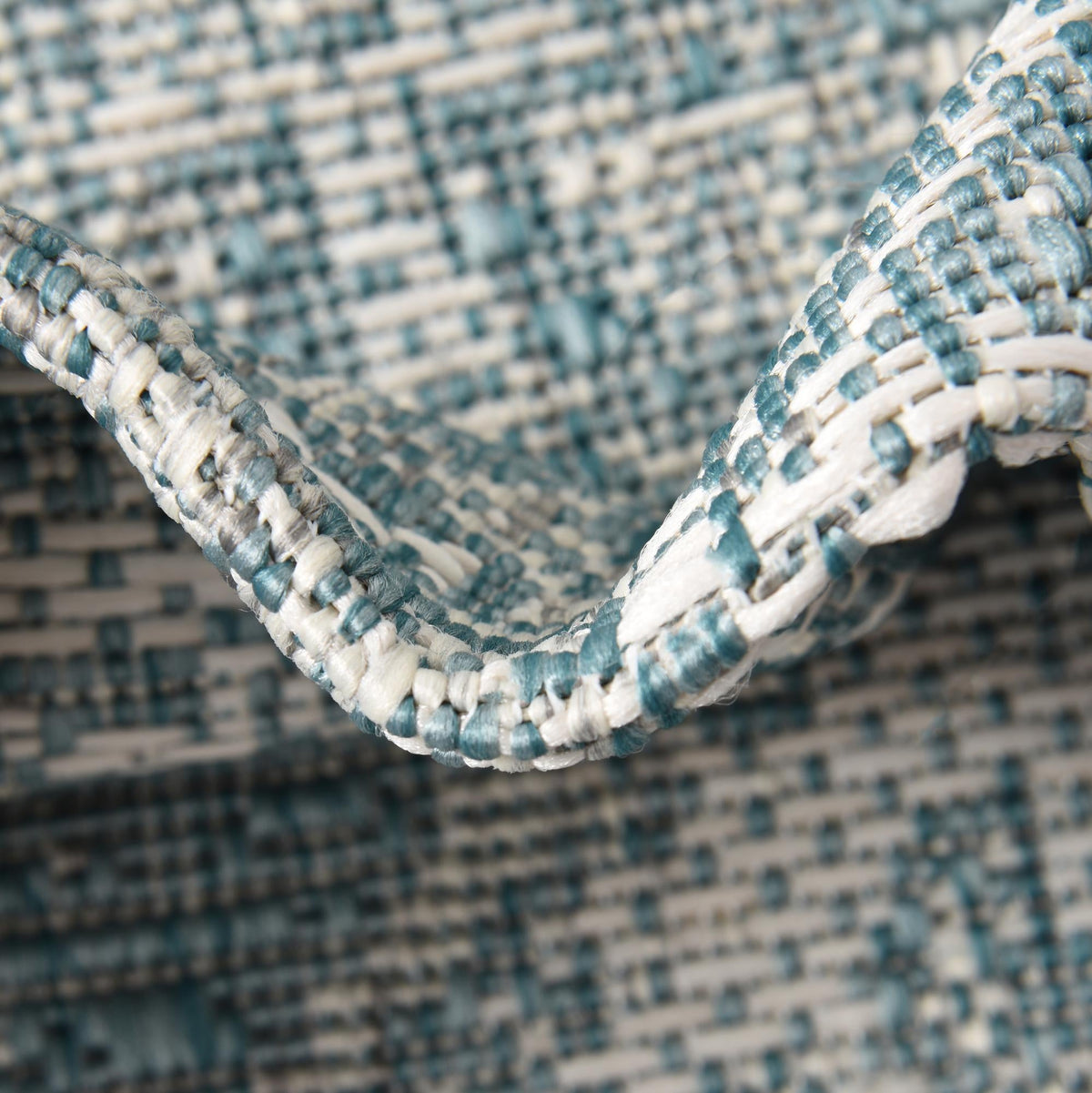 Patio Heritage Collection Area Rug -  Augusta (Aqua) Rectangle Aqua  lifestyle 7