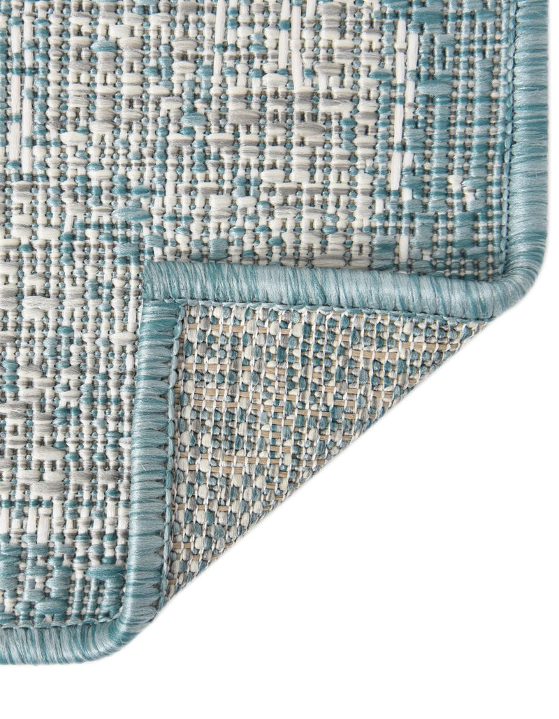 Patio Heritage Collection Area Rug -  Augusta (Aqua) Rectangle Aqua  lifestyle 40