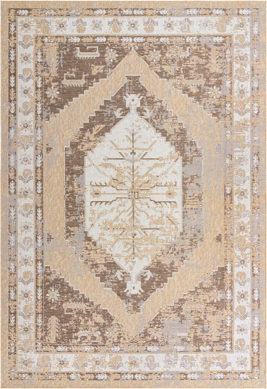 Patio Heritage Collection Area Rug -  Augusta (Natural) Rectangle Natural Main