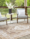 Patio Heritage Collection Area Rug -  Augusta (Natural) Rectangle Natural  lifestyle 3