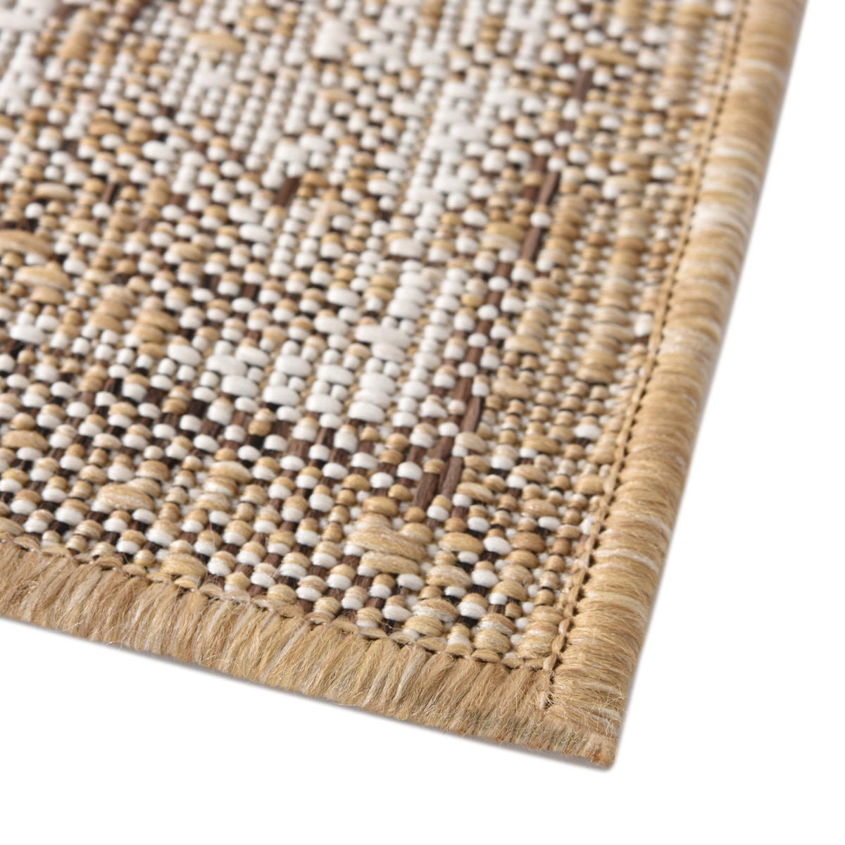 Patio Heritage Collection Area Rug -  Augusta (Natural) Rectangle Natural  lifestyle 6