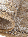 Patio Heritage Collection Area Rug -  Augusta (Natural) Round Natural  lifestyle 18