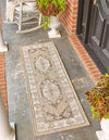 Patio Heritage Collection Area Rug -  Augusta (Natural) Runner Natural  lifestyle 14