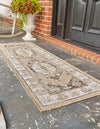 Patio Heritage Collection Area Rug -  Augusta (Natural) Runner Natural  lifestyle 19