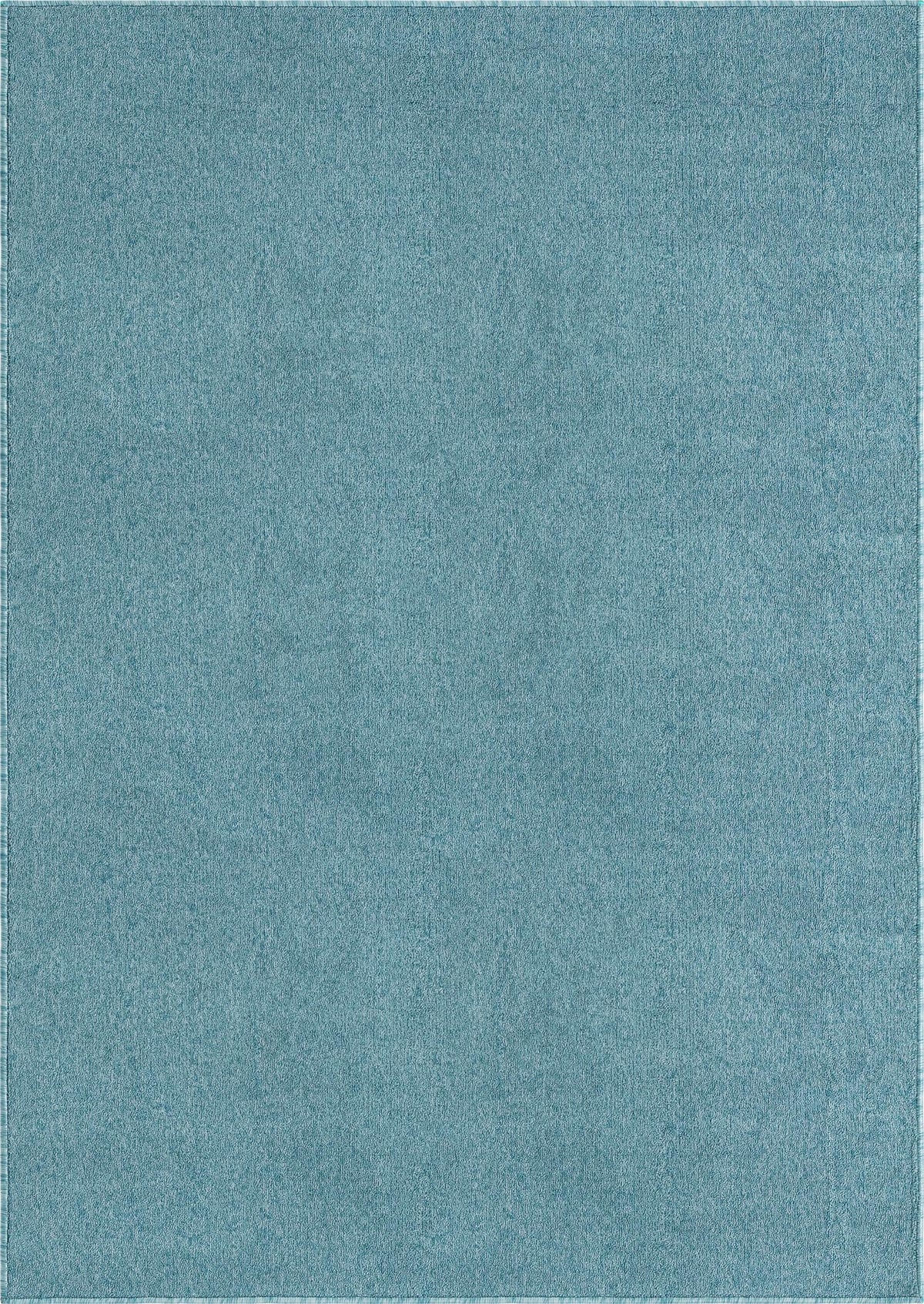 Everyday Elegance Collection Area Rug - Serenity (Aquamarine Blue) Rectangle Aquamarine Blue Main