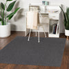 Everyday Elegance Collection Area Rug - Serenity (Charcoal) Square Charcoal  lifestyle 40