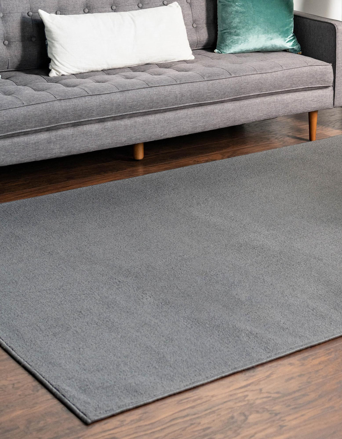 Everyday Elegance Collection Area Rug - Serenity (Pewter Gray) Rectangle Pewter Gray  lifestyle 3