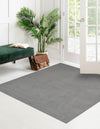 Everyday Elegance Collection Area Rug - Serenity (Pewter Gray) Square Pewter Gray  lifestyle 18
