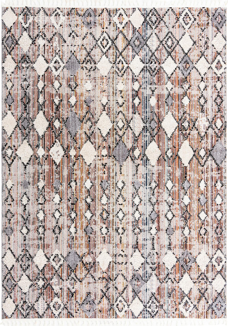 Navajo Sands Collection Area Rug -  Hovenweep Rectangle Rust Multi  lifestyle 2