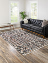 Navajo Sands Collection Area Rug -  Hovenweep Rectangle Rust Multi  lifestyle 8