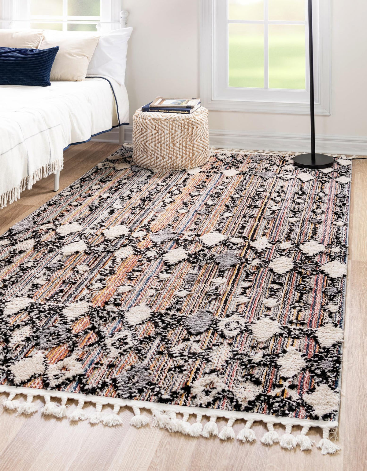 Navajo Sands Collection Area Rug -  Hovenweep Rectangle Rust Multi  lifestyle 11