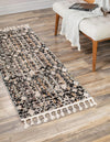 Navajo Sands Collection Area Rug -  Hovenweep Runner Rust Multi  lifestyle 72