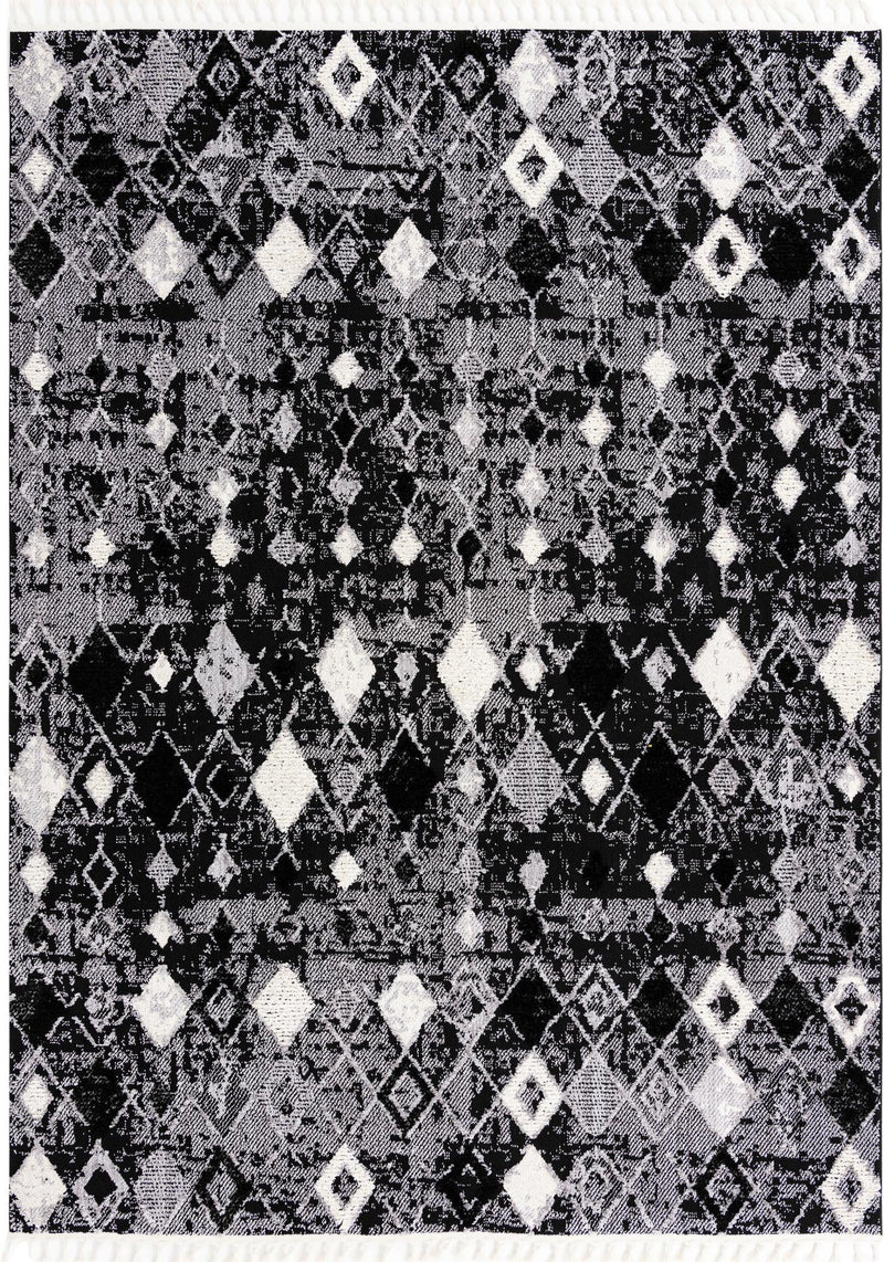Navajo Sands Collection Area Rug -  Hovenweep Rectangle Fossil Gray Main
