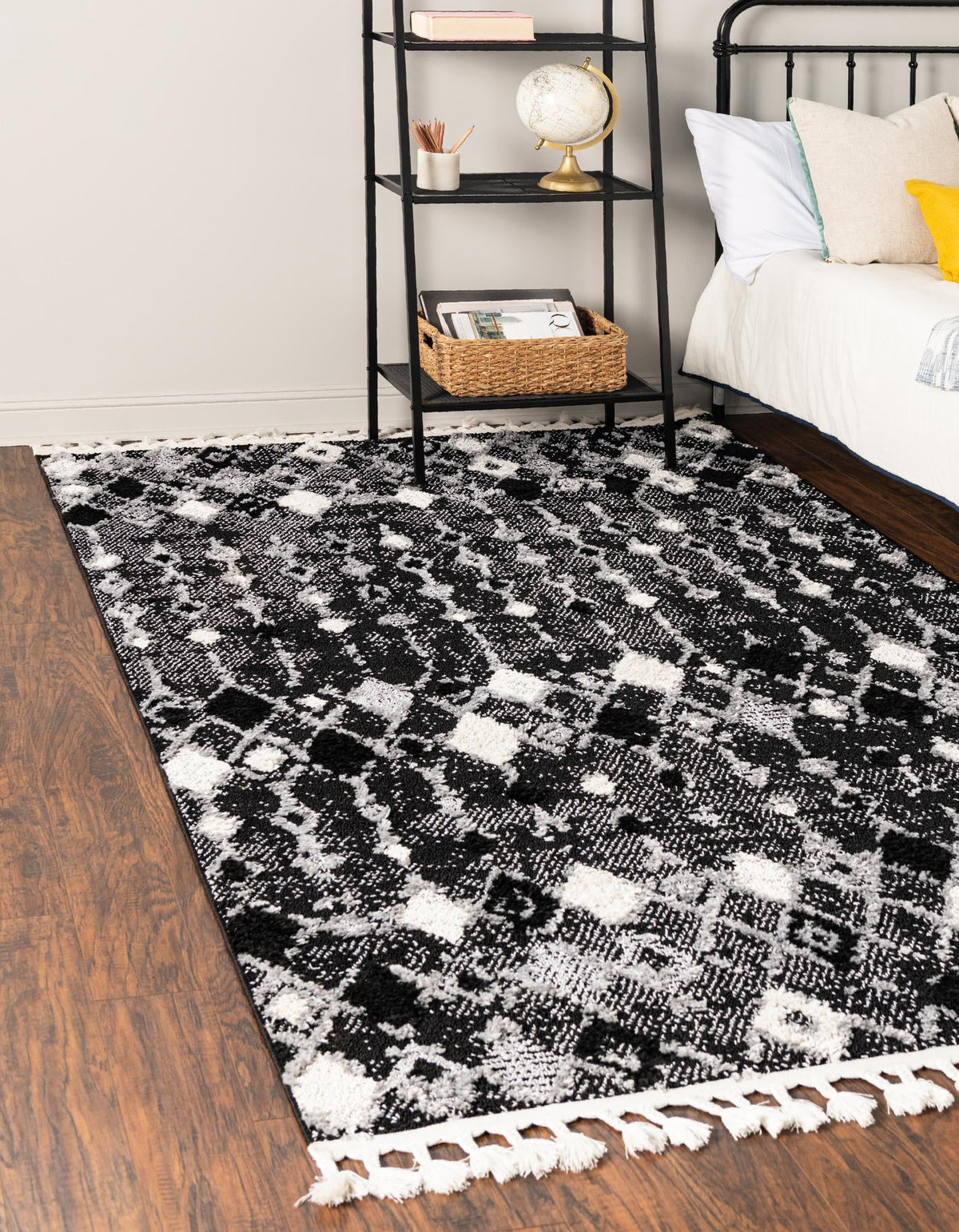 Navajo Sands Collection Area Rug -  Hovenweep Rectangle Fossil Gray  lifestyle 2