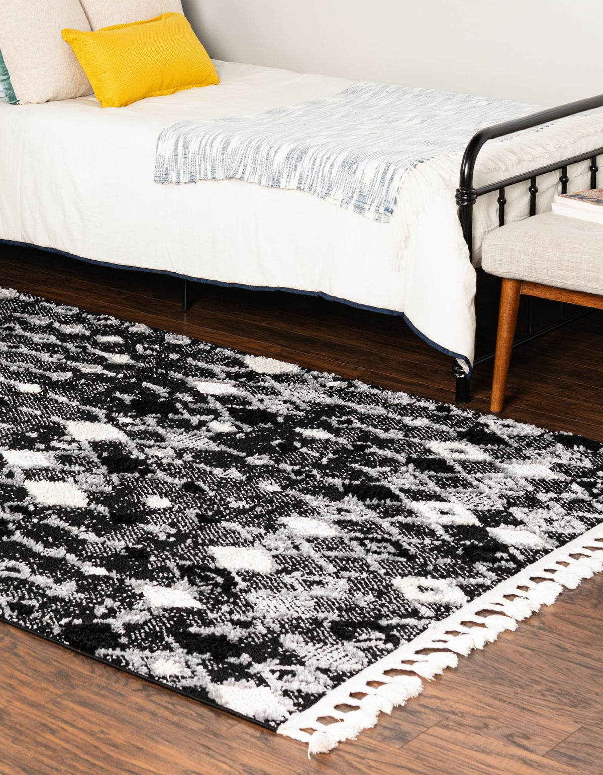Navajo Sands Collection Area Rug -  Hovenweep Rectangle Fossil Gray  lifestyle 3
