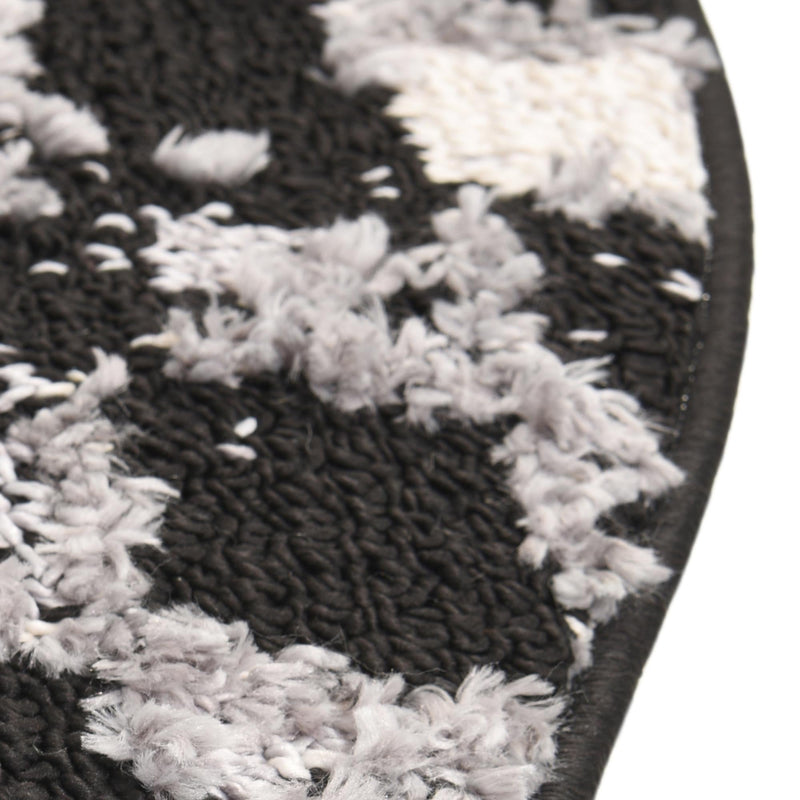 Navajo Sands Collection Area Rug -  Hovenweep Round Fossil Gray  lifestyle 88