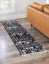 Navajo Sands Collection Area Rug -  Hovenweep Runner Fossil Gray  lifestyle 23