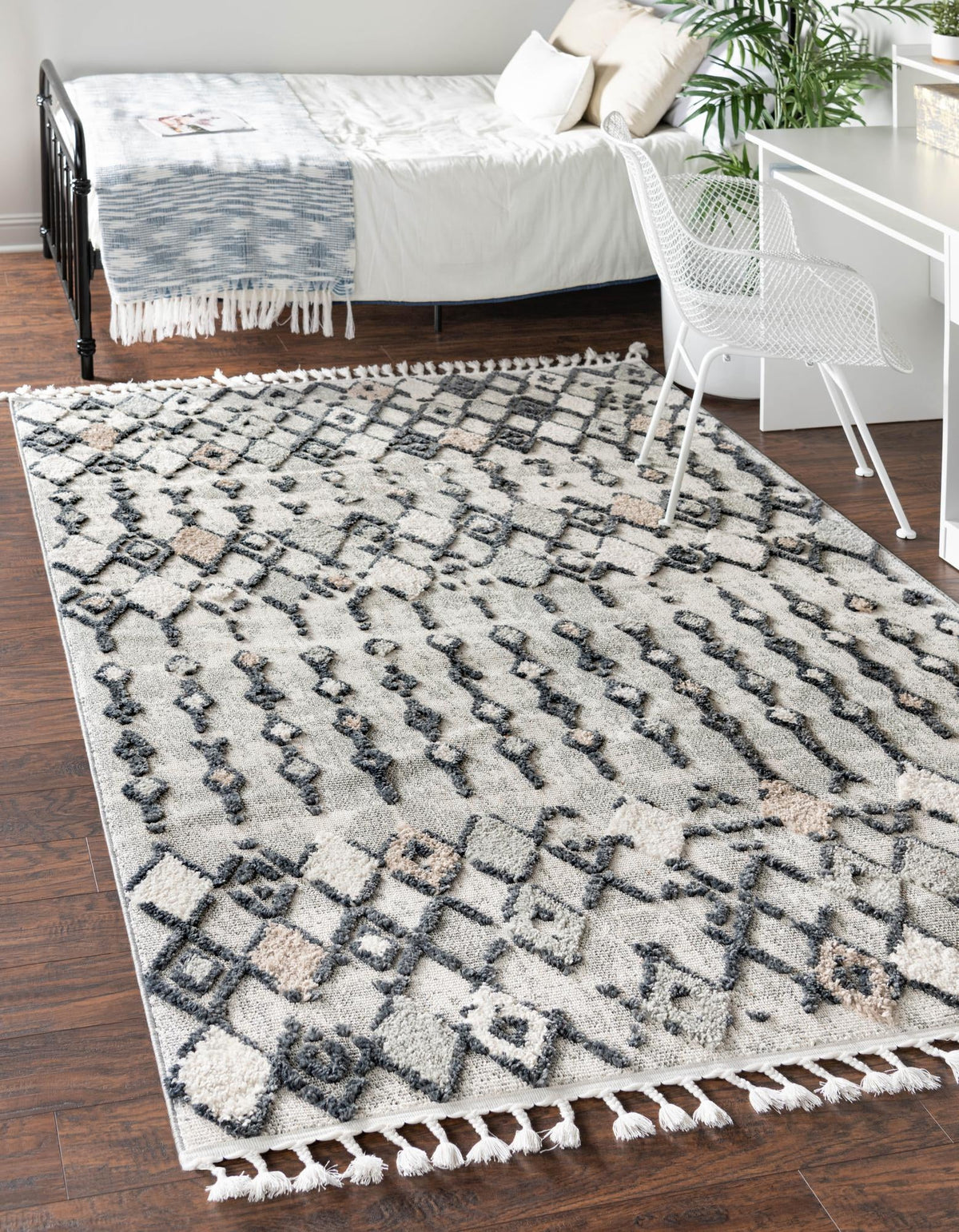 Navajo Sands Collection Area Rug -  Hovenweep Rectangle Sand  lifestyle 12