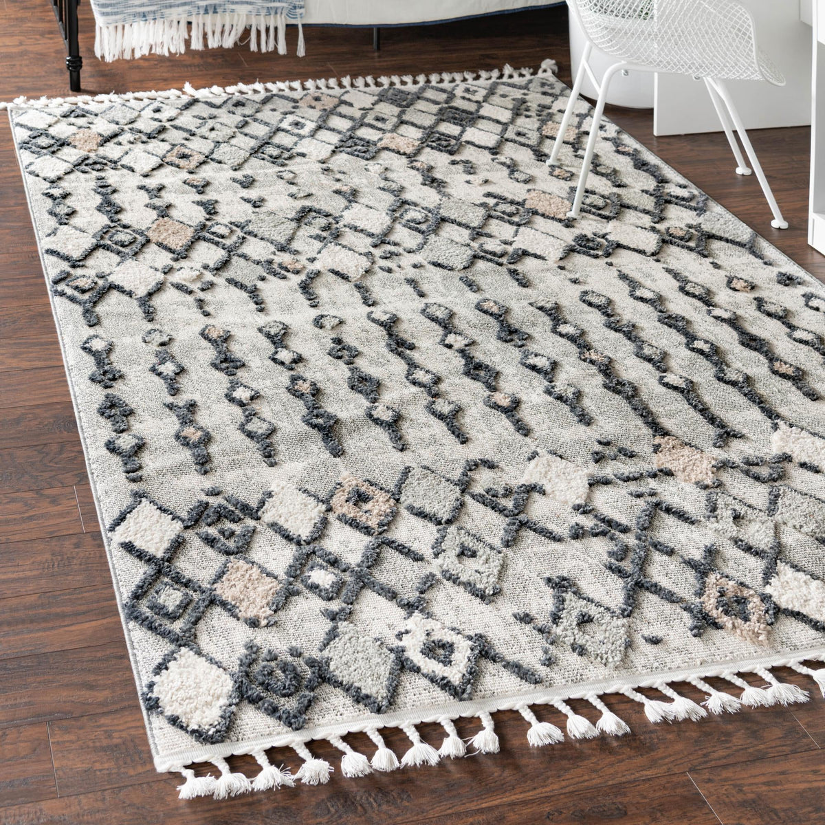 Navajo Sands Collection Area Rug -  Hovenweep Rectangle Sand  lifestyle 55