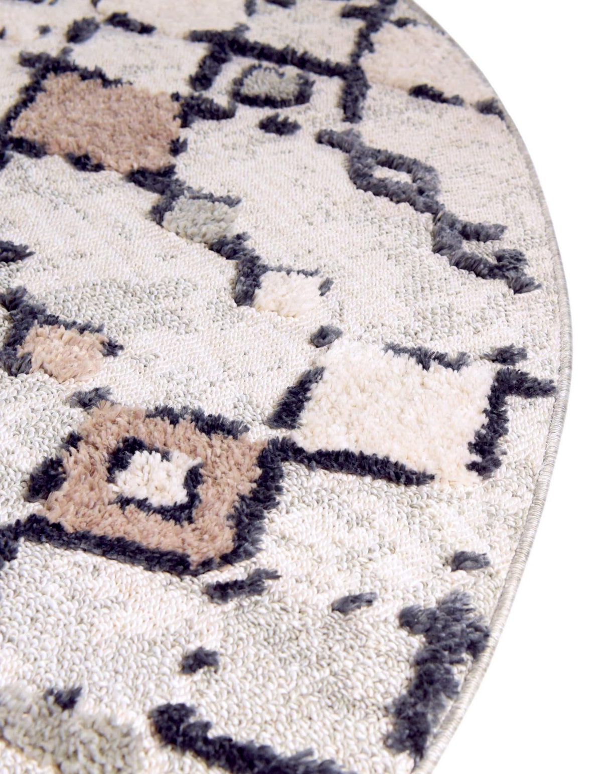 Navajo Sands Collection Area Rug -  Hovenweep Round Sand  lifestyle 33