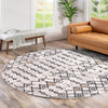 Navajo Sands Collection Area Rug -  Hovenweep Round Sand  lifestyle 57