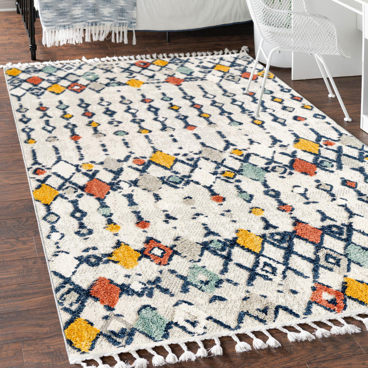 Navajo Sands Collection Area Rug -  Hovenweep Rectangle Multi  lifestyle 50