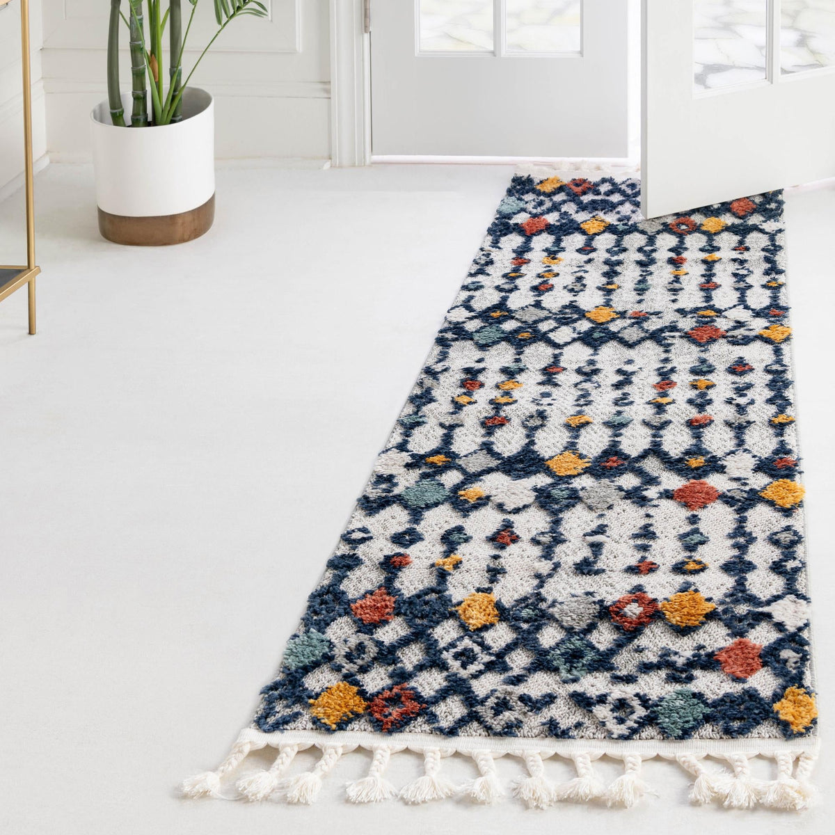 Navajo Sands Collection Area Rug -  Hovenweep Runner Multi  lifestyle 113
