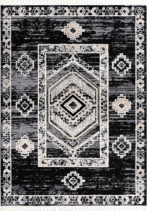 Navajo Sands Collection Area Rug -  MesaVerde Rectangle Fossil Gray  lifestyle 3