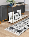 Navajo Sands Collection Area Rug -  MesaVerde Runner Fossil Gray  lifestyle 43