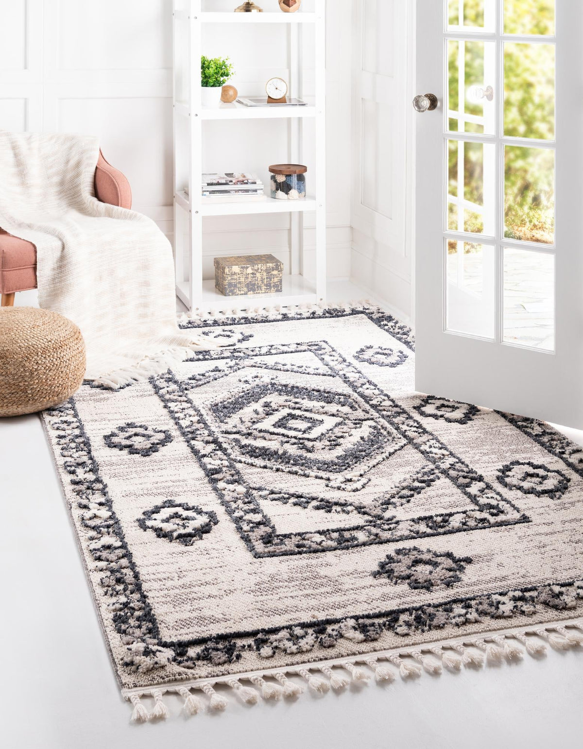 Navajo Sands Collection Area Rug -  MesaVerde Rectangle Sand  lifestyle 3