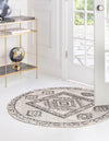 Navajo Sands Collection Area Rug -  MesaVerde Round Sand  lifestyle 41