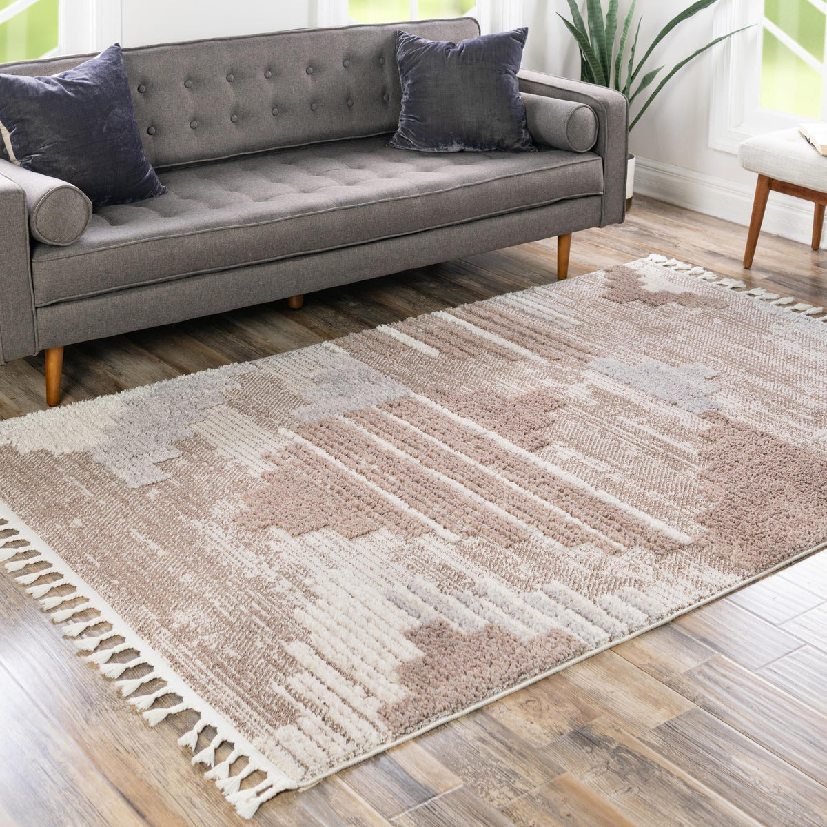 Navajo Sands Collection Area Rug -  Chaco Rectangle Sand  lifestyle 29