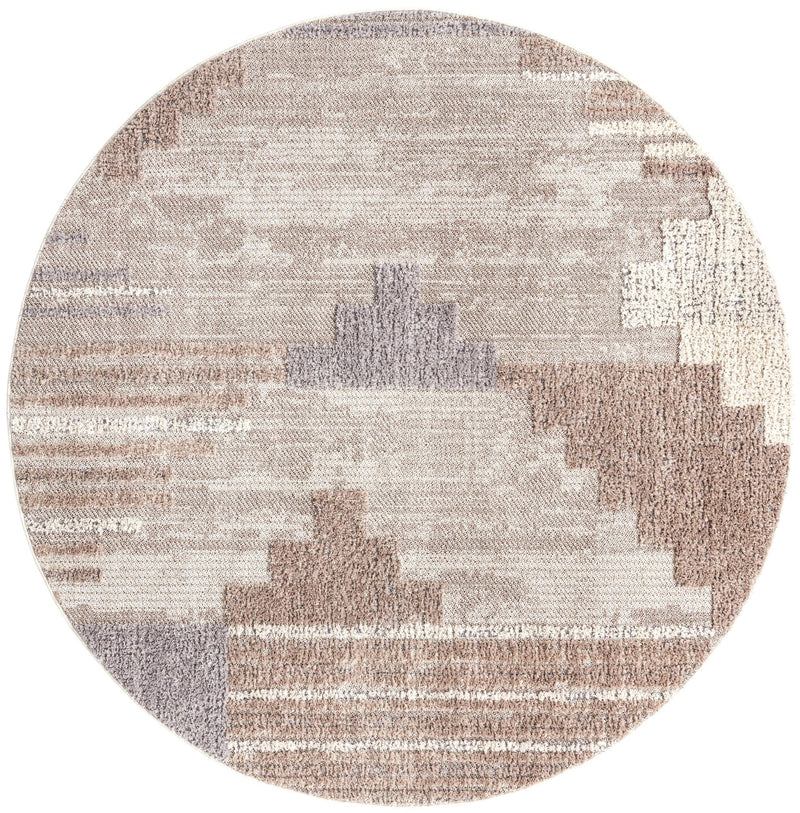 Navajo Sands Collection Area Rug -  Chaco Round Sand  lifestyle 51
