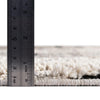 Navajo Sands Collection Area Rug -  CanyonDeChelly Rectangle Black and White  lifestyle 12