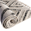 Navajo Sands Collection Area Rug -  CanyonDeChelly Rectangle Black and White  lifestyle 33