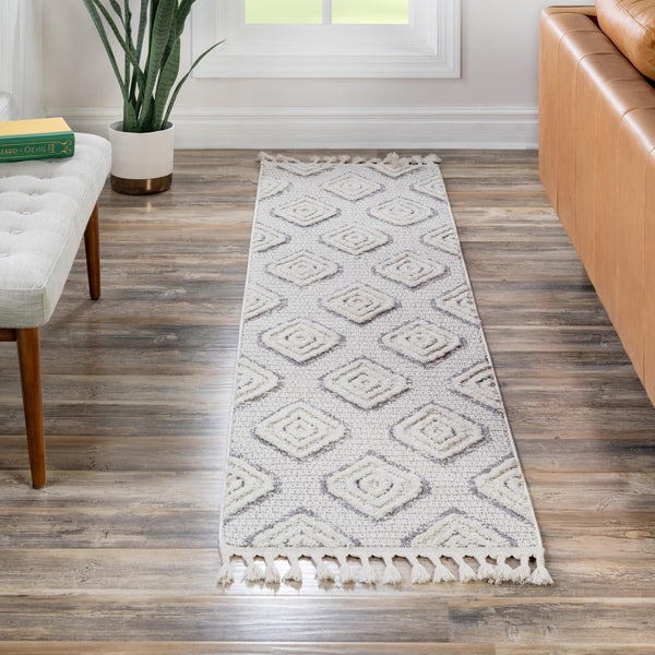Navajo Sands Collection Area Rug -  CanyonDeChelly Runner Ivory  lifestyle 71