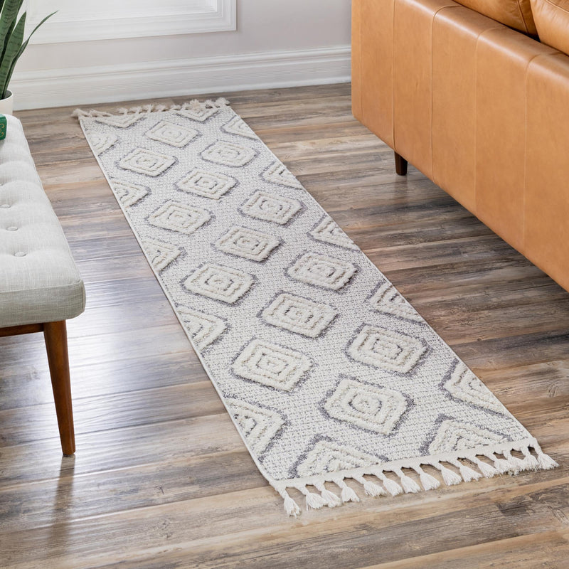 Navajo Sands Collection Area Rug -  CanyonDeChelly Runner Ivory  lifestyle 77
